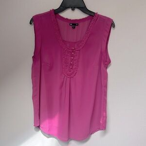 Purple (magenta) GAP Sleeveless Blouse- Size Medium
